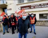  ?? (Photo doc. Frank Muller) ?? Lors des différente­s procédures, Olivier Clément a pu compter sur le soutien de la CGT.