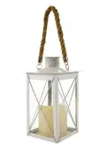  ??  ?? Keep partying into the night with this white LED lantern, £9.99, Dobbies