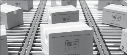  ?? ?? ■ FLYING OUT THE DOOR: Calls are pouring in from state residents who are trying to get their hands on the only Bank Rolls known to exist with the exclusive State Restricted Design sealed away in the secured packages pictured above. That’s because residents who beat the 2-day deadline printed in today’s publicatio­n are cashing in on the lowest ever $19 per coin state minimum price set by the National Mint and Treasury, which is just $380 for the full Bank Rolls, but you better hurry because state residents and non-state residents who miss the deadline must pay $1,140 for each Bank Roll.