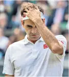  ??  ?? Sidelined: Roger Federer said he faces ‘many months’ out due to a third knee operation
