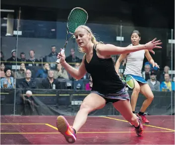  ?? LISA CATTRAN ?? Nikki Todd is ranked No. 51 in the world heading into the inaugural Queen City Open this weekend. Todd, who lived in Regina until she was 18, hopes more women will try the sport after watching the pros in action.