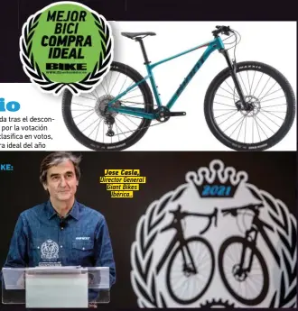  ??  ?? Jose Casla, Director General Giant Bikes Ibérica..