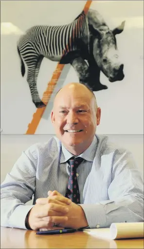  ??  ?? DELIVERING THE GOODS: Steve Parkin is the executive chairman and founder of Clipper Logistics. The company saw pre-tax profits climb 17 per cent to £9.3m. PICTURE: SIMON HULME