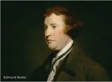  ??  ?? Edmund Burke