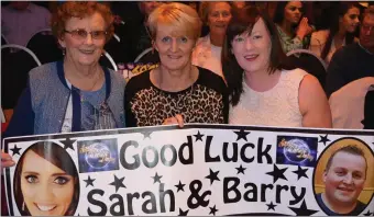  ??  ?? Catherine Neelan, Teresa Moynihan and Catherine Neelan enjoying themselves at the Causeway GAA’s big night in Ballyroe Heights Hotel on Friday.