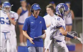  ?? Erik Trautmann / Hearst Connecticu­t Media ?? Ludlowe coach Mitchell Ross during a 2017 game at Norwalk.