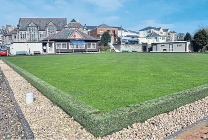  ??  ?? Nethertown Bowling Club was targeted, interiors wrecked and the bar raided.