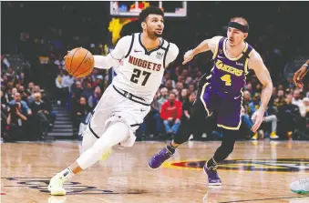  ?? USA TODAY SPORTS ?? Denver Nuggets guard Jamal Murray made a commitment to the Canadian program early.