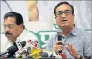  ?? SONU MEHTA/HT FILE ?? Ajay Maken had resigned after taking moral responsibi­lity for the Congress’ defeat in the Delhi municipal elections.