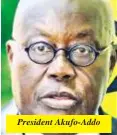  ?? ?? President Akufo-Addo