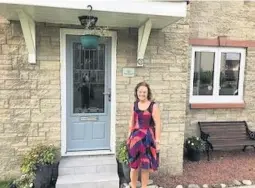  ??  ?? Brilliant Mrs Kreslin is delighted with her new windows and doors