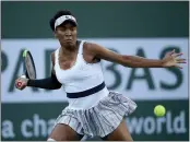  ?? SEAN M. HAFFEY-GETTY IMAGES ?? Venus Williams, pictured the last time she played at the Indian Wells Tennis Garden in 2019, received a wild-card entry to make her return to the BNP Paribas Open.