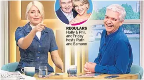  ??  ?? TAKING THE REINS Alison Hammond will be guest editor
REGULARS Holly & Phil, and Friday hosts Ruth and Eamonn