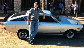  ??  ?? The writer reunites with a 140Z at the Datsun museum in Bothaville.