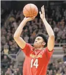  ?? MICHAEL CONROY/ASSOCIATED PRESS ?? Freshman forward Ricky Lindo Jr., who grew 6 inches as a high school junior, has gained 10 pounds since coming to Maryland.