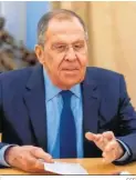  ?? EFE ?? Sergei Lavrov.