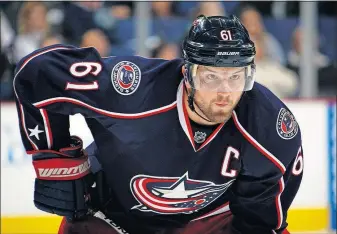  ?? [DISPATCH FILE PHOTO] ?? Rick Nash, who played his first nine NHL seasons with the Blue Jackets, kept his residence in Dublin even after being traded to the Rangers in 2012.