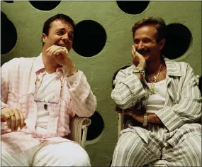  ??  ?? Nathan Lane, left, and Robin Williams in “The Birdcage.”