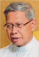  ??  ?? Datuk Seri Mustapa Mohamed