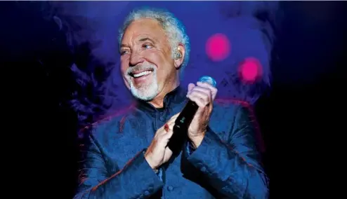  ?? ?? Tom Jones, whose 1968 song 'Delilah' has been banned from Welsh stadiums VMusic