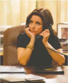  ?? HBO ?? Veteran television actress Julia Louis-Dreyfus, who already owns 11 Emmys, is a near shoo-in for best actress in a comedy series for Veep.