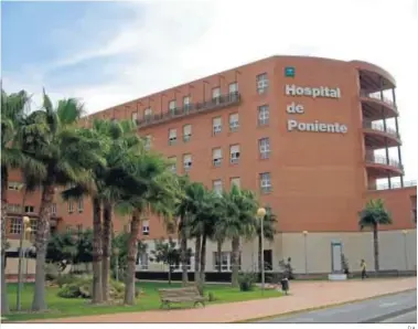  ?? D.A. ?? El Hospital de Poniente se prapara para un aumento de la presión asistencia­l.