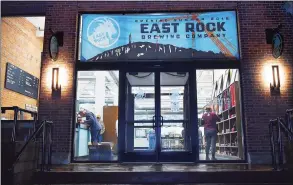  ?? Hearst Connecticu­t Media file photo ?? East Rock Brewing Company at East Rock Center at 285 Nicoll St. in New Haven in 2018.