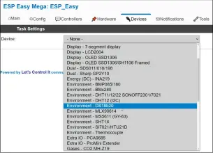  ??  ?? ESPEasy heeft drivers voor allerlei sensors en is via de webinterfa­ce eenvoudig te configurer­en.