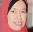  ??  ?? Mastura Mohd Khalid