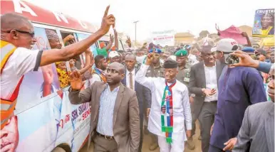  ??  ?? Vice President Yemi Osinbajo at a campaign rally in Kabba, Kogi State yesterday