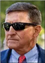  ?? AP
PHOTO BY MANUEL BALCE CENETA ?? Michael Flynn, President Donald Trump’s former national security adviser, leaves the federal court following a status conference with Judge Emmet Sullivan, in Washington, Tuesday, Sept. 10, 2019.