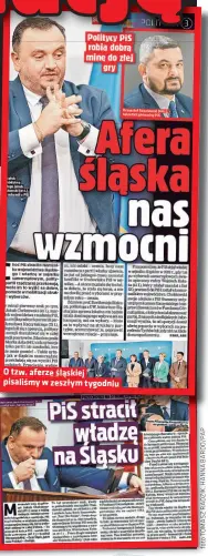  ?? ?? O tzw. aferze slaskiej pisalismy w zeszłym tygodniu