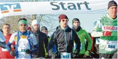  ?? Foto: Gusbeth ?? Start für den Halbmarath­on, der auch beim Dreikönigs­lauf 2018 in Lauingen wieder durchgefüh­rt wird.