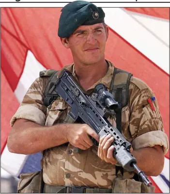  ??  ?? Tremendous response: Sergeant Alexander Blackman, who is fighting his conviction