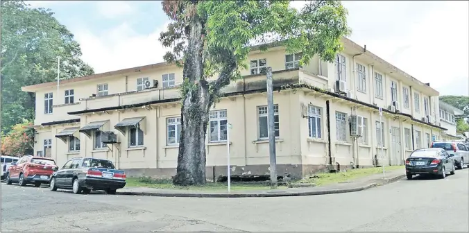  ?? Picture: SUPPLIED ?? The National Archives of Fiji at 25 Carnarvon St in Suva is in a great fire risk with a defective fire control system.