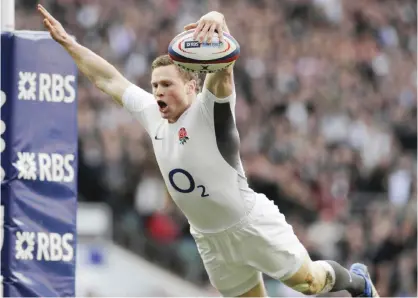  ??  ?? LONDON: This is a Saturday, Feb 12, 2011 file photo of England’s Chris Ashton as he scores the opening try against Italy during their Six Nations internatio­nal rugby union match at Twickenham stadium, London. Chris Ashton may have brought an end to his...