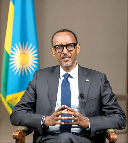  ?? Isithombe: New African Magazine ?? UMengameli waseRwanda uMnu uPaul Kagame