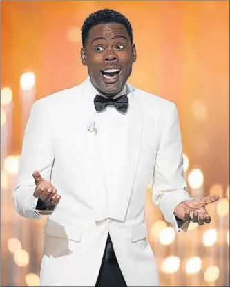  ?? AARON POOLE / AMPAS / HANDOUT / EFE ?? El actor Chris Rock, maestro de ceremonias de la gala