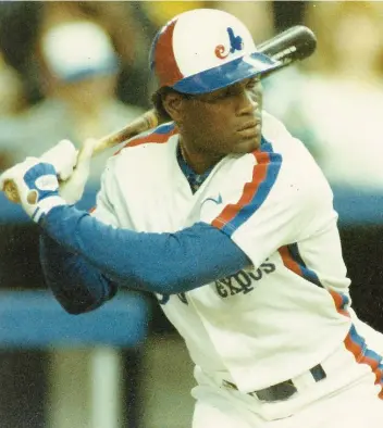  ??  ?? Tim Raines a évolué pendant 13 saisons avec les Expos de Montréal.