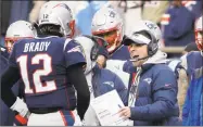  ?? Steven Senne / Associated Press ?? Patriots offensive coordinato­r Josh McDaniels should be a hot commodity for NFL teams with head coaching vacancies.