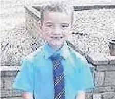  ??  ?? Starter Ewan William Johnstone has started in primary one at West Coats Primary