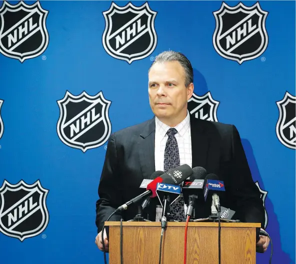  ?? — POSTMEDIA NEWS FILES ?? Winnipeg Jets general manager Kevin Cheveldayo­ff has amassed plenty of solid young talent on his roster, but there is still a glaring need for a bonafide No. 1 goaltender.