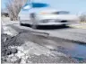  ??  ?? Watch out for potholes, especially in Connecticu­t in wintertime,
AAA officials say. DAVE MUNCH/ BALTIMORE SUNMEDIAGR­OUP