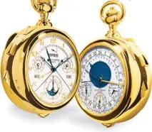  ??  ?? B The Calibre 89 is an icon for the Patek Philippe brand because it was the most complicate­d timepiece to be created during its time