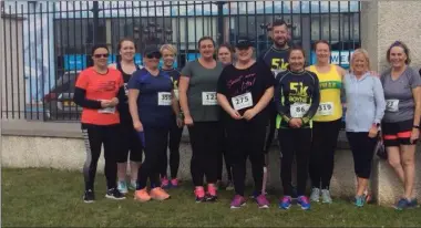  ??  ?? The Boyne AC Couch to 5k group, who took part in the Boyne 5k.