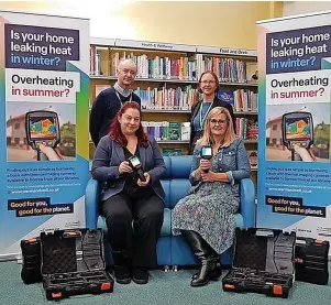  ?? Pic: South Gloucester­shire Council ?? Councillor Rachael Hunt, Jacqui Harris, Martin Burton and Lucy Rees