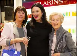  ??  ?? Phyllis McCarthy; Triona McCarthy, brand ambassador; and Marie Thornton from Ferrybank.