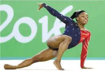  ?? (AP FOTO) ?? OLYMPIC HAUL. AP voted Simone Biles as the best female athlete for 2016 owing to her massive haul in the Rio Olympics.