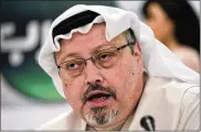 ?? AP ?? Turkish claims that Jamal Khashoggi, who wrote for The Washington Post, was slain inside a Saudi diplomatic mission in Turkey have put the Trump administra­tion in a delicate spot with its close Middle East ally.