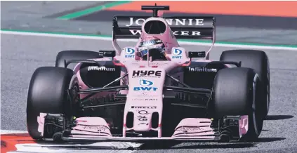  ??  ?? I ACCEPT THE VERDICT. Force India’s Sergio Perez qualified 11th at Monza, then incurred a five-place penalty, and ended up tenth on the grid. All of which, according to the FIA, makes perfect sense.